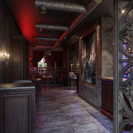 Дизайн нежилых помещений &amp;raquo; Дизайн интерьера кальянной Hookah Place (ул.Левитана)